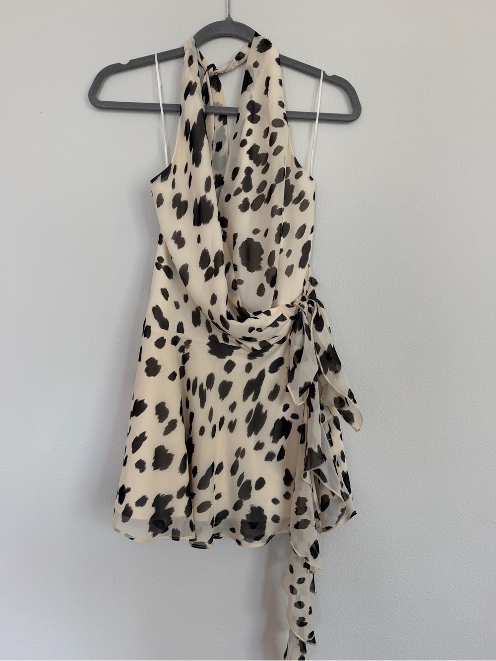 Abercrombie & Fitch Draped Halter Mini Dress Size XS